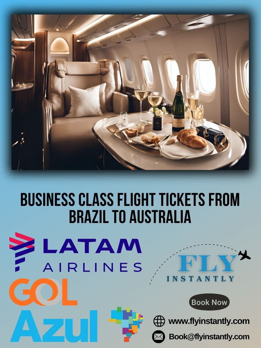 Business Class Flight Deals from Brazil to Australia