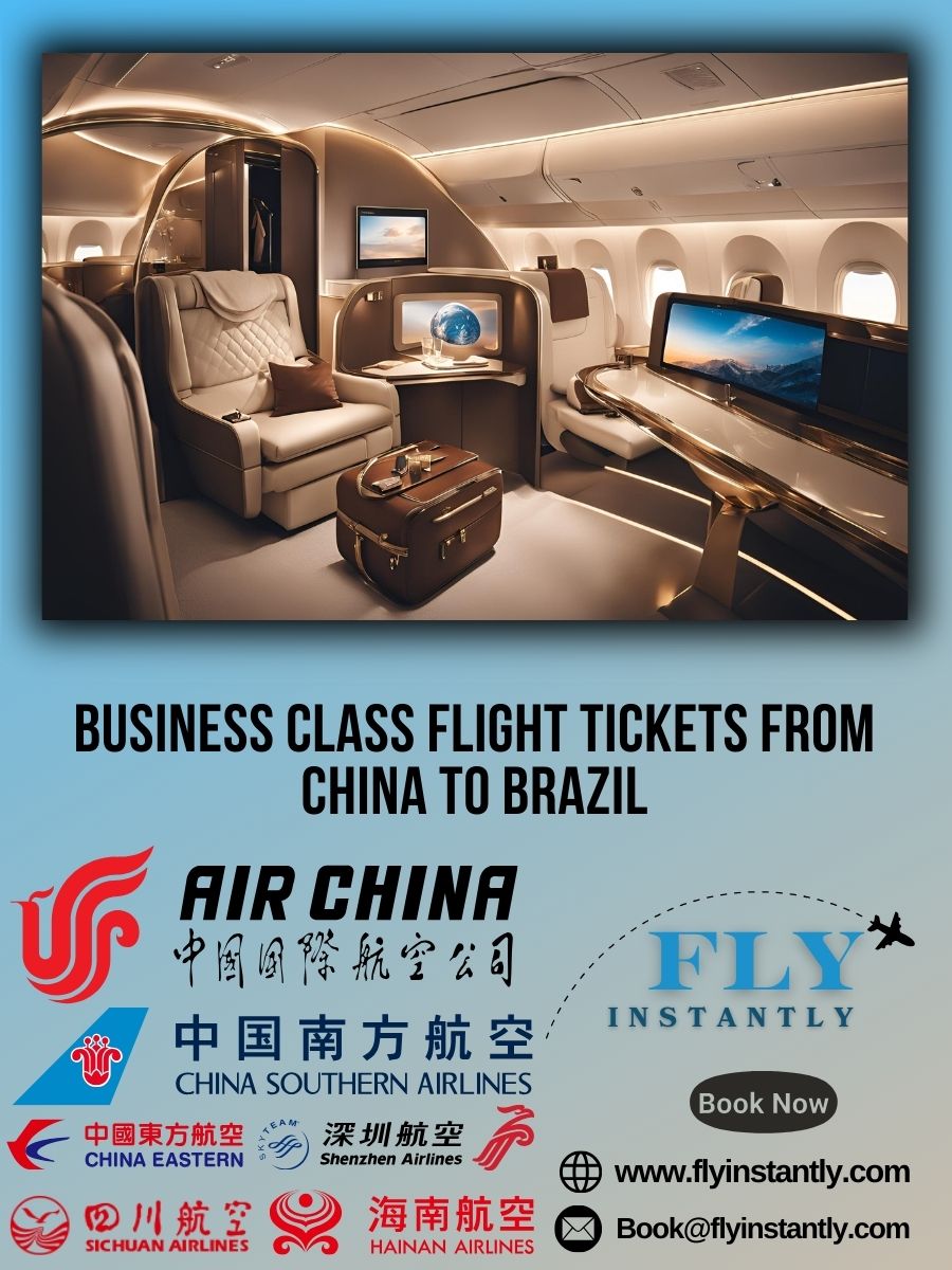 Business Class Flight Deals from China to Brazil