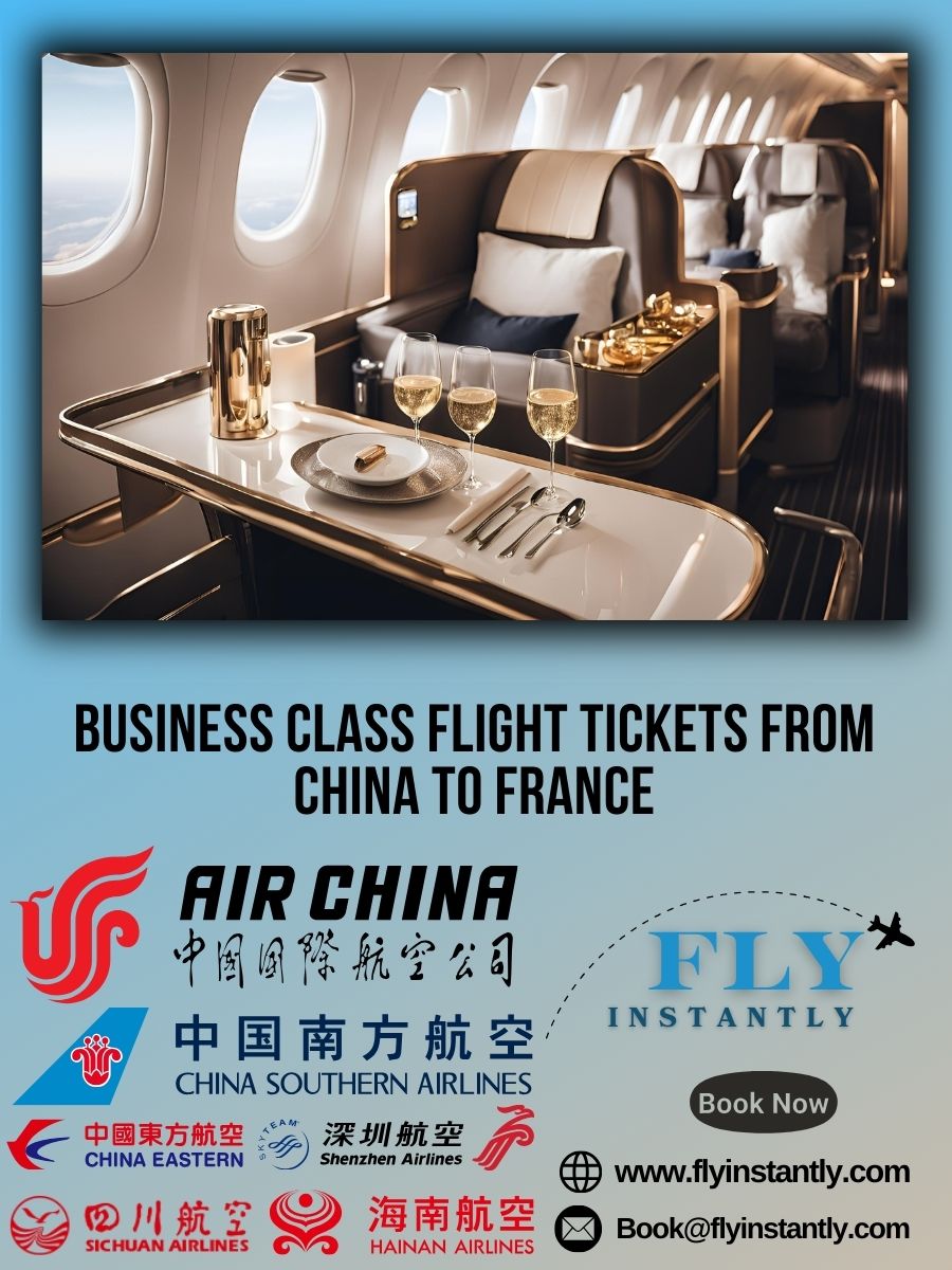 Business Class Flight Deals from China to France