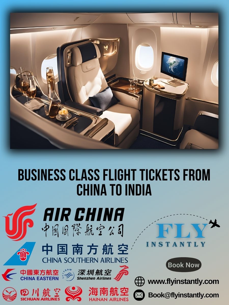Business Class Flight Deals from China to India