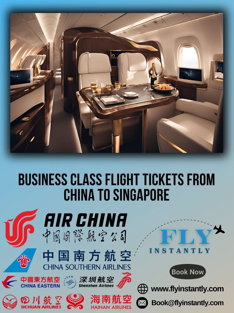 Business Class Flight Deals from China to Singapore