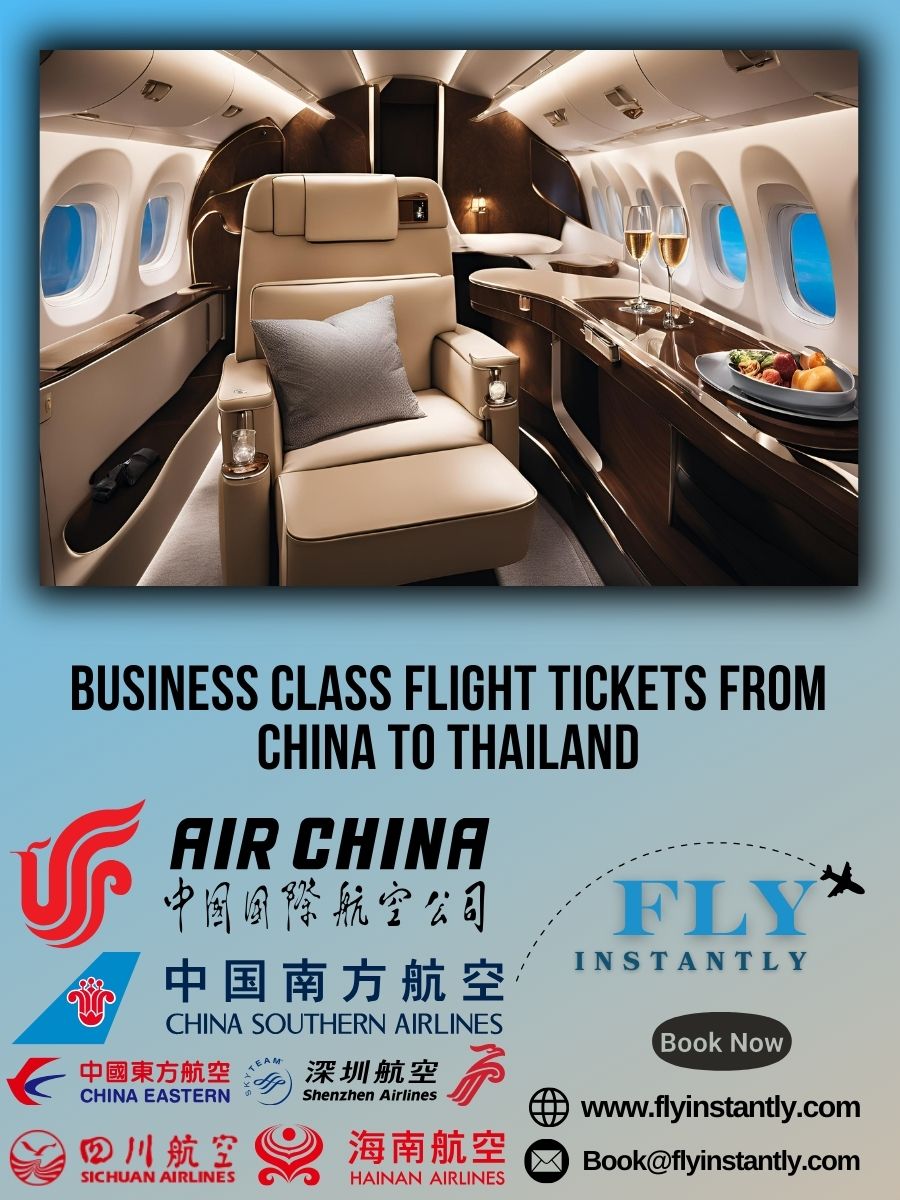 Business Class Flight Deals from China to Thailand