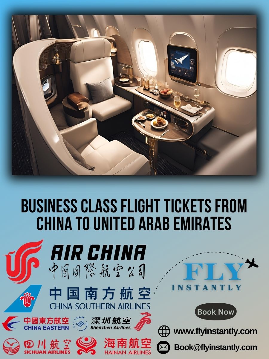 Business Class Flight Deals from China to United Arab Emirates