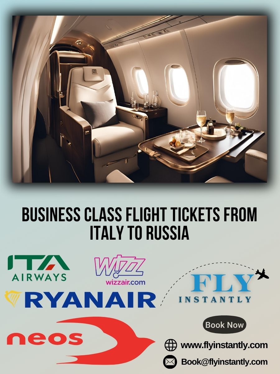 Business Class Flight Deals from Italy to Russia