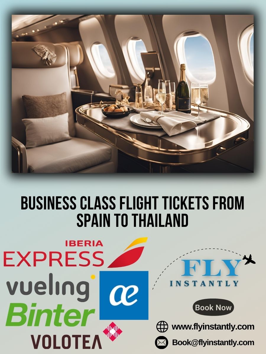 Business Class Flight Deals from Spain to Thailand