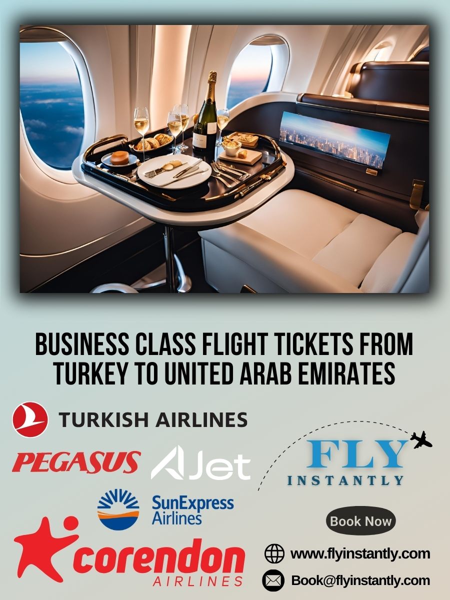 Business Class Flight Deals from Turkey to United Arab Emirates
