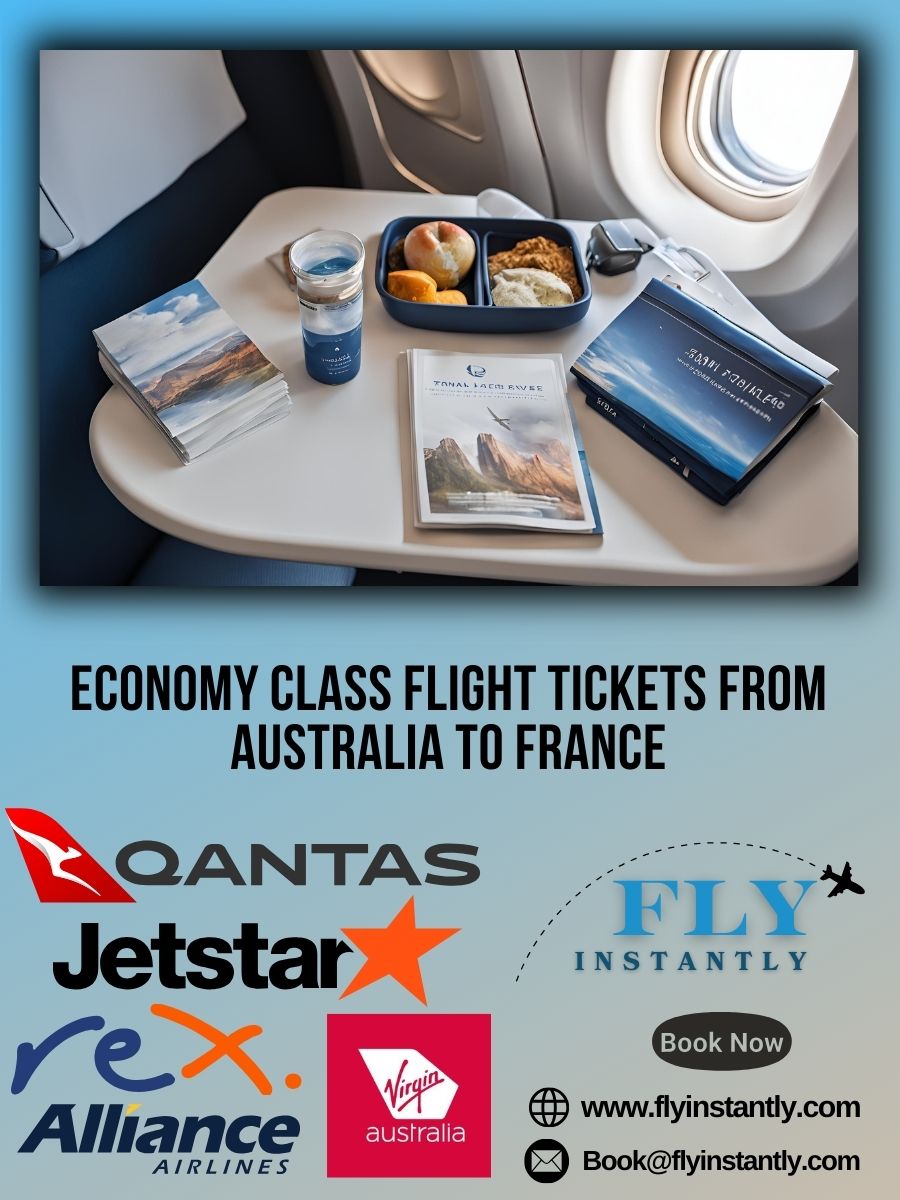 Book Economy Flights from Australia to France Easily