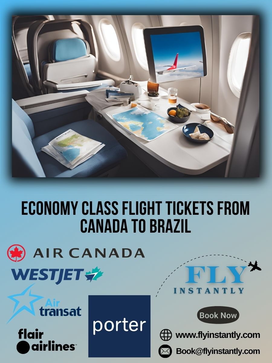 Book Economy Flights from Canada to Brazil Easily