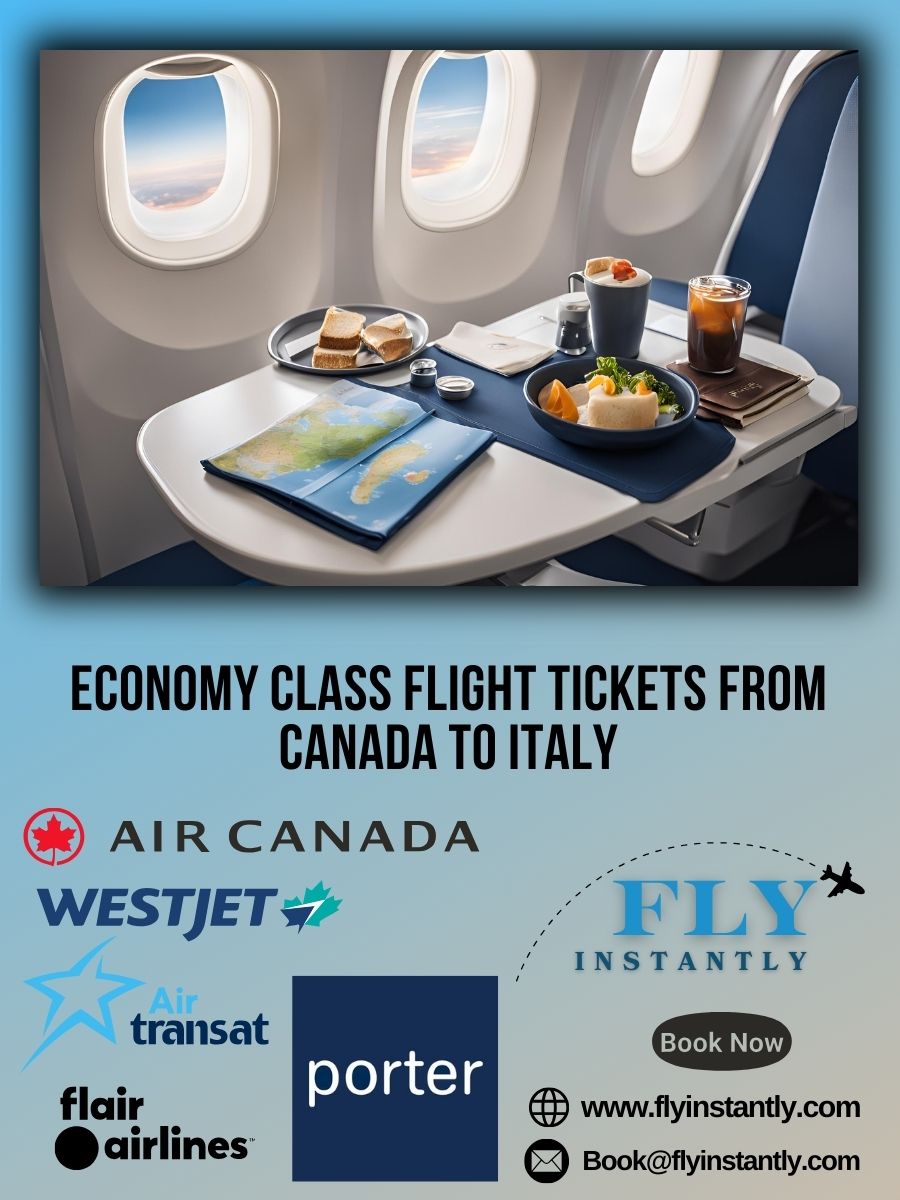 Book Economy Flights from Canada to Italy Easily