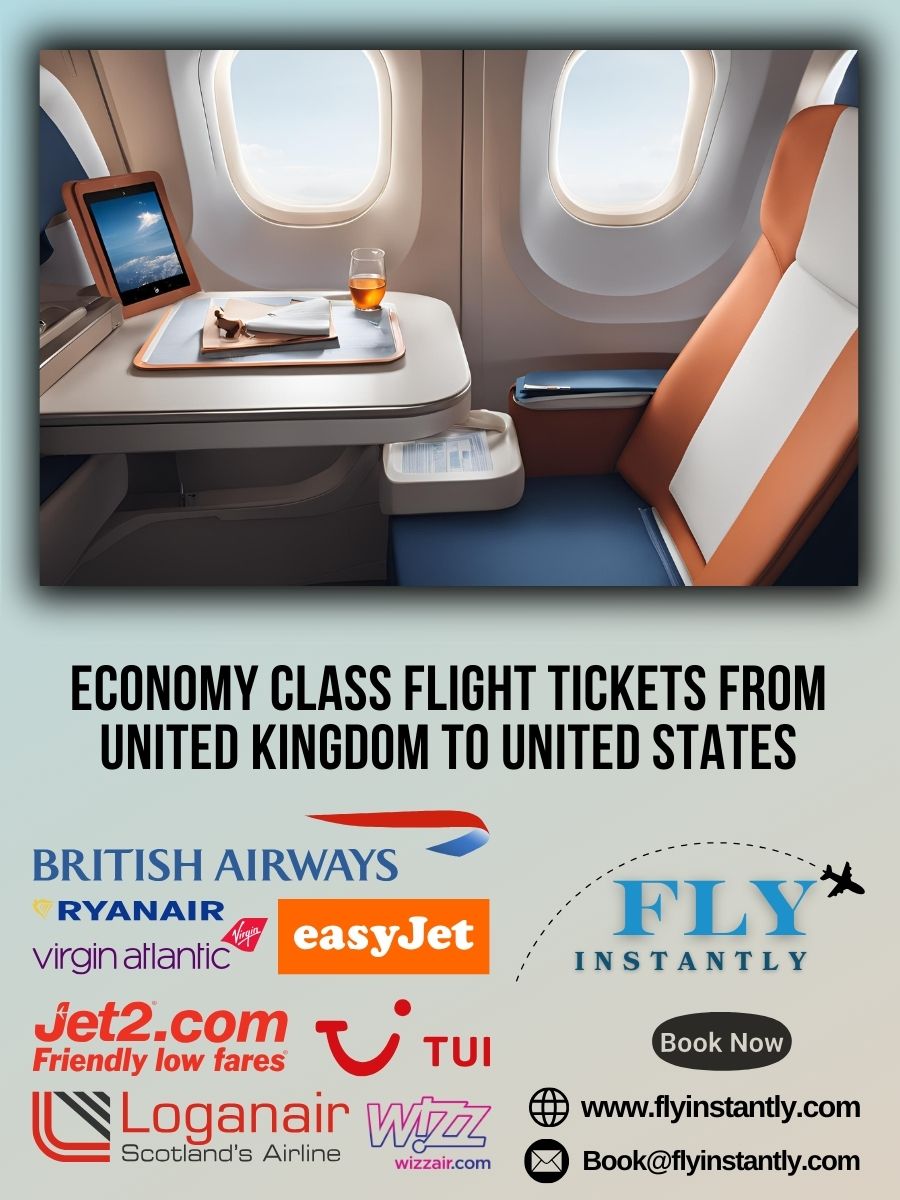 Book Economy Flights from United Kingdom to United States Easily