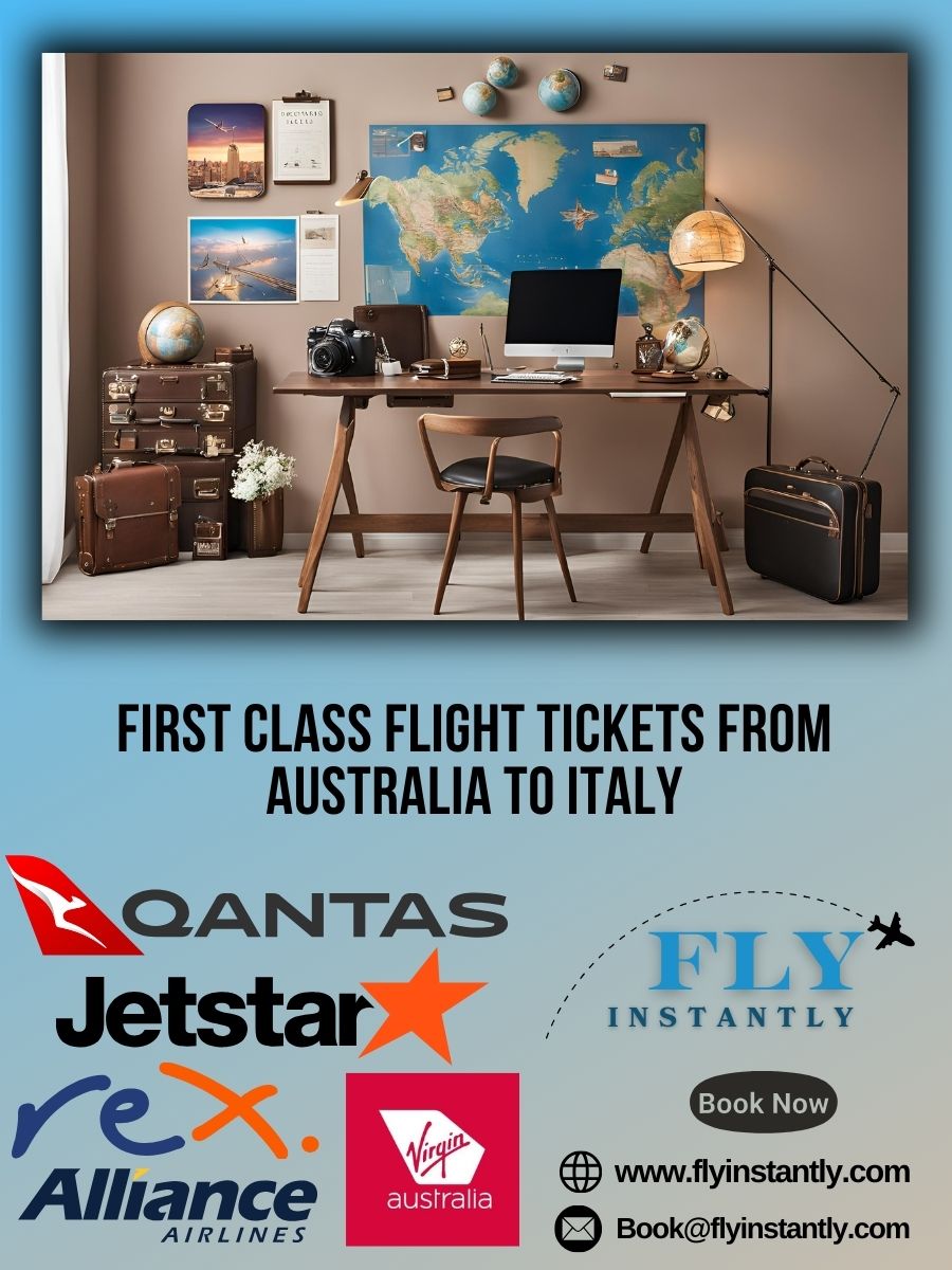 Looking for First Class Flight Tickets from Australia to Italy?