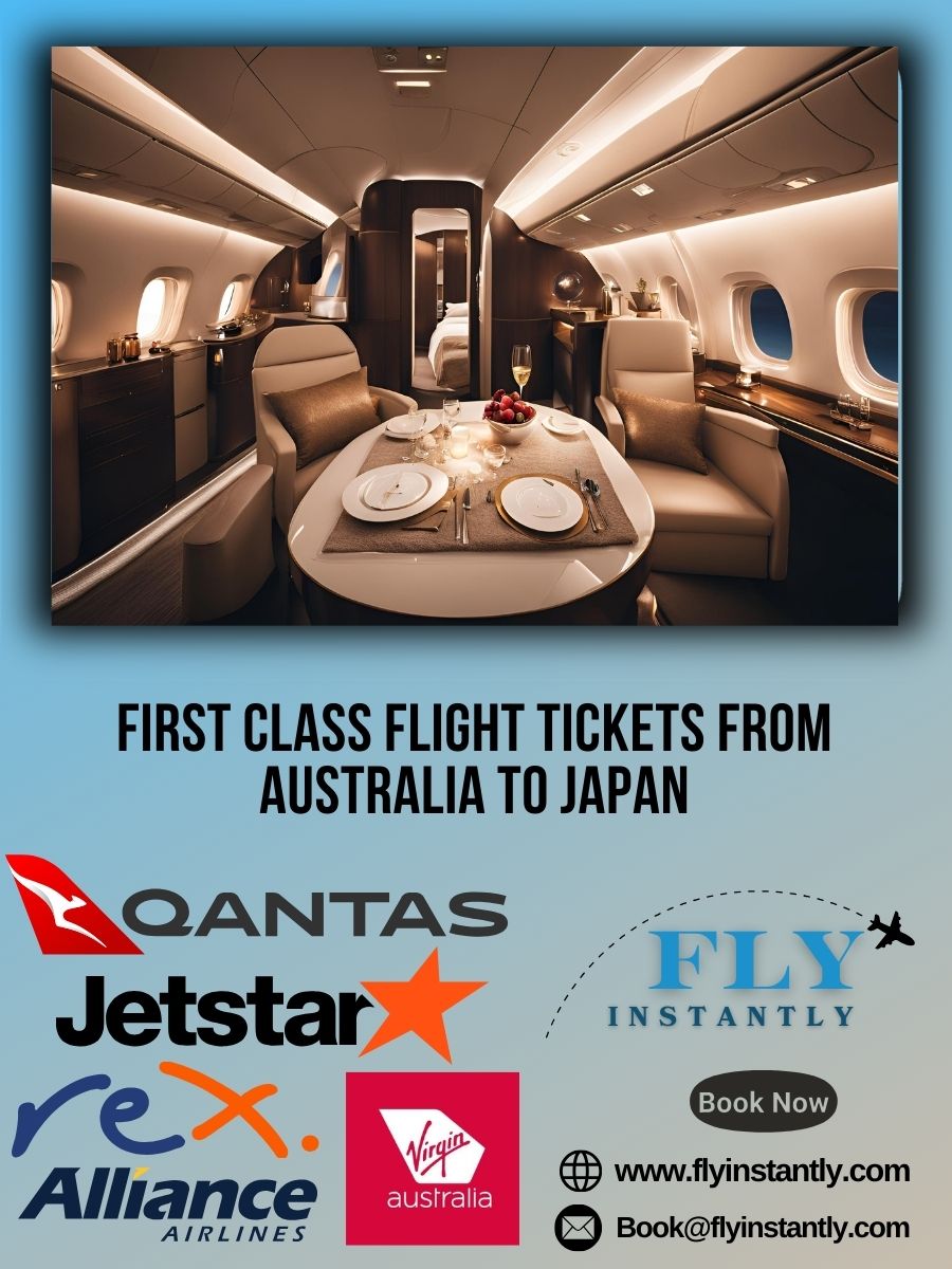 Looking for First Class Flight Tickets from Australia to Japan?