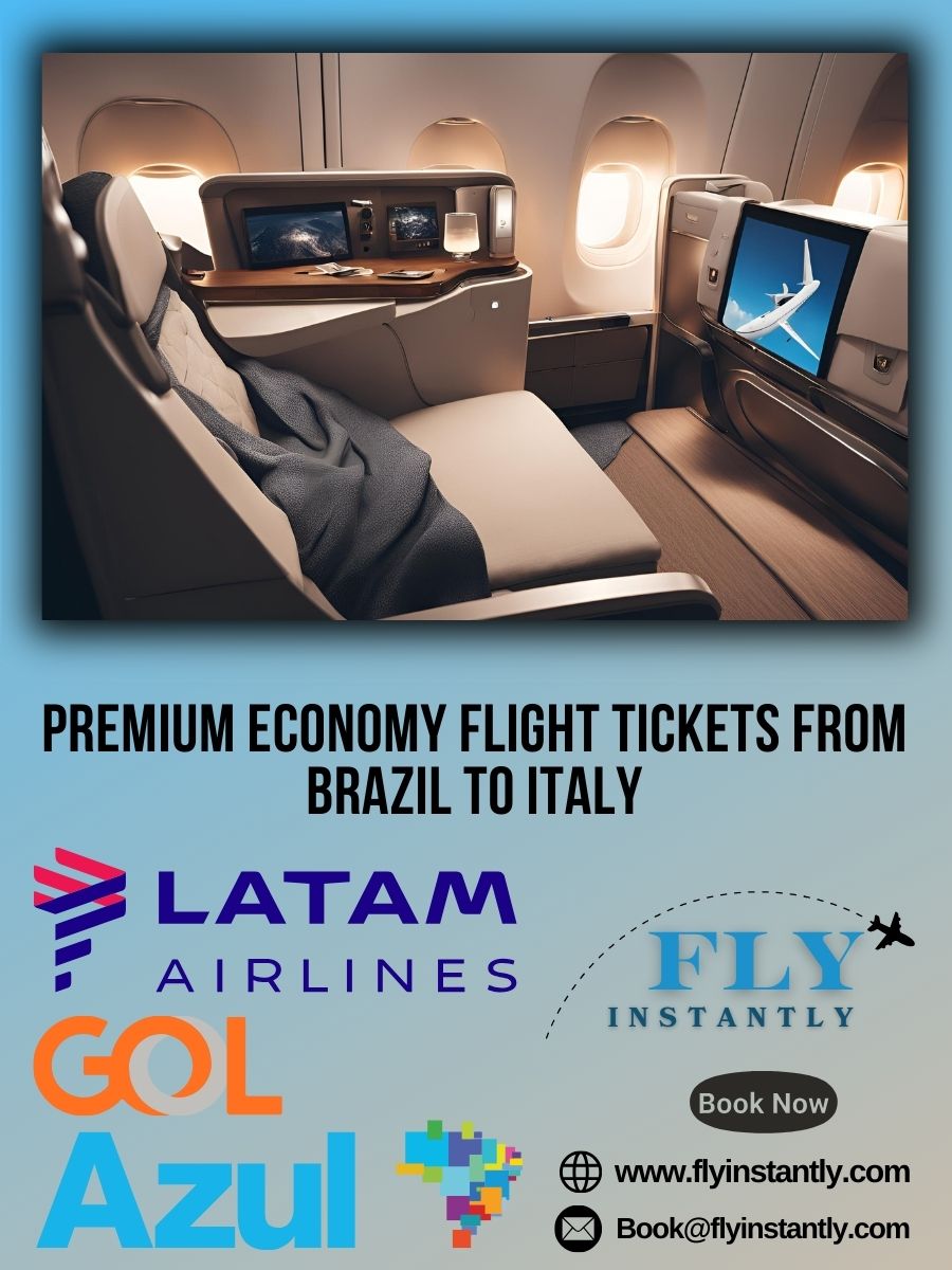 Premium Economy Flight Experiences from Brazil to Italy 