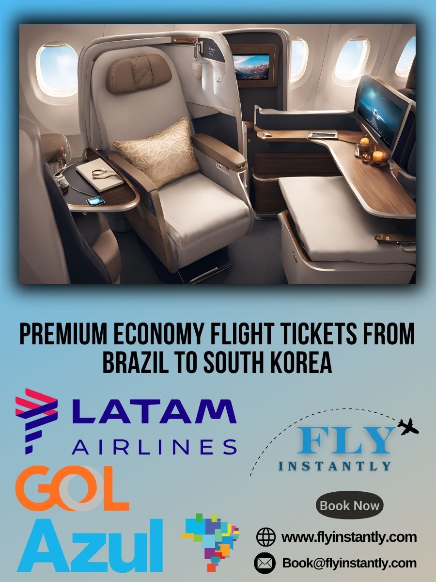 Premium Economy Flight Experiences from Brazil to South Korea 