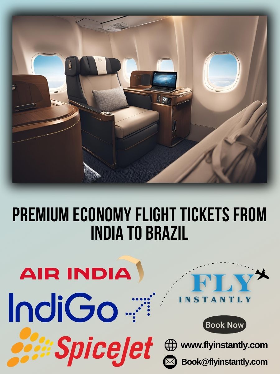 Premium Economy Flight Experiences from India to Brazil 