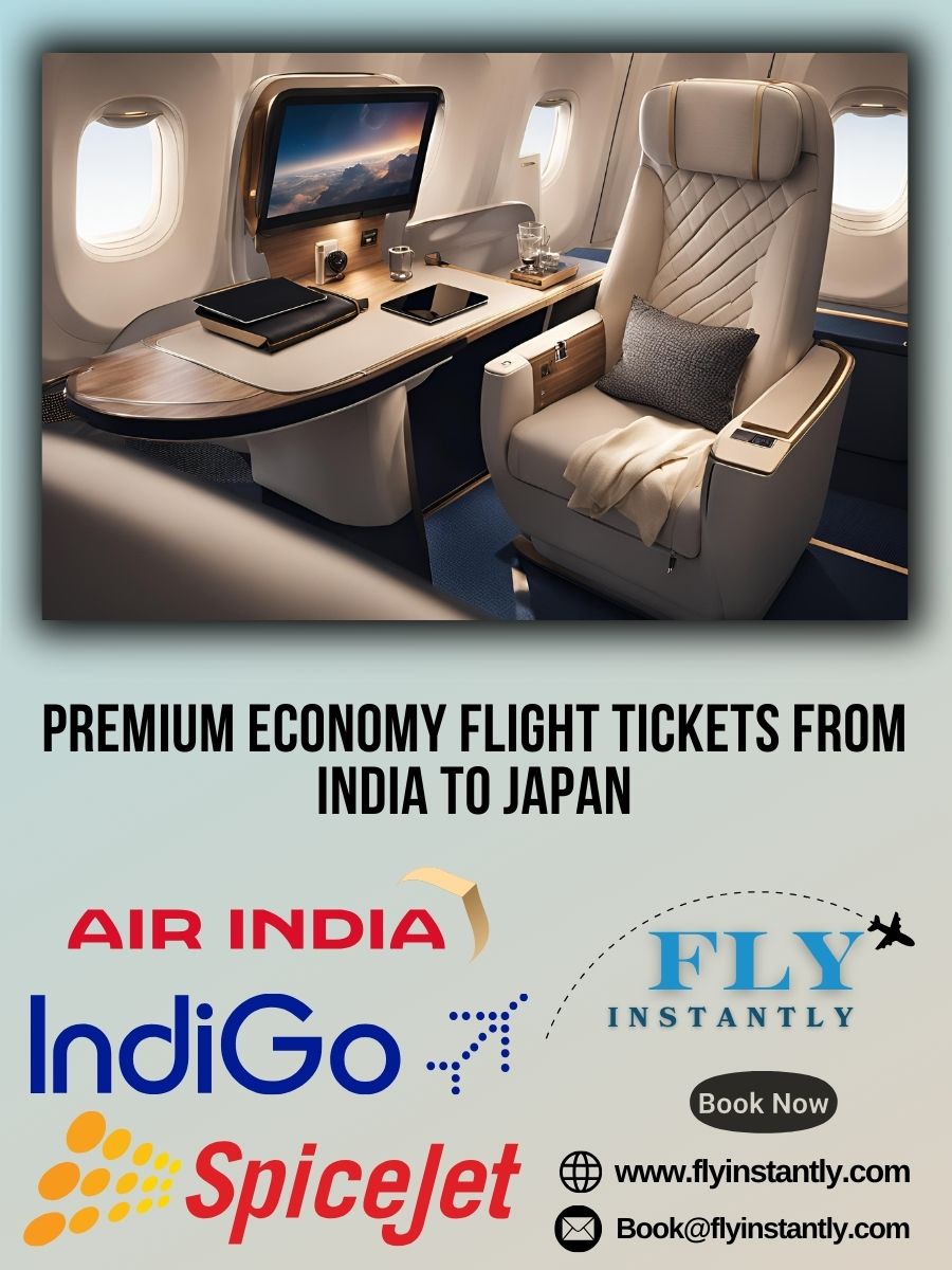 Premium Economy Flight Experiences from India to Japan 