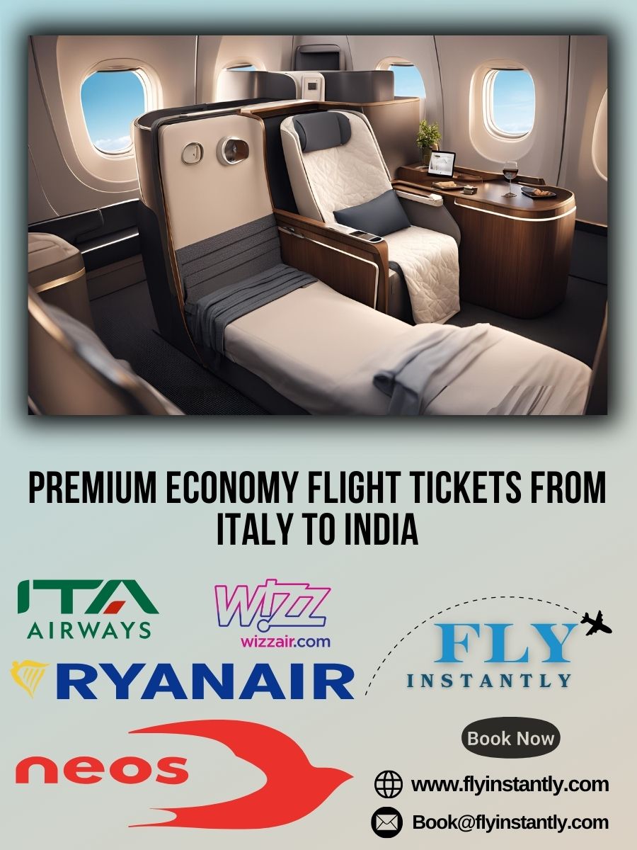 Premium Economy Flight Experiences from Italy to India 