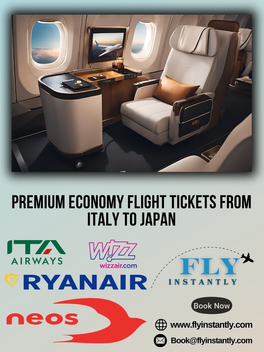 Premium Economy Flight Experiences from Italy to Japan 