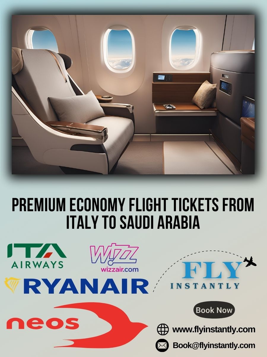 Premium Economy Flight Experiences from Italy to Saudi Arabia 