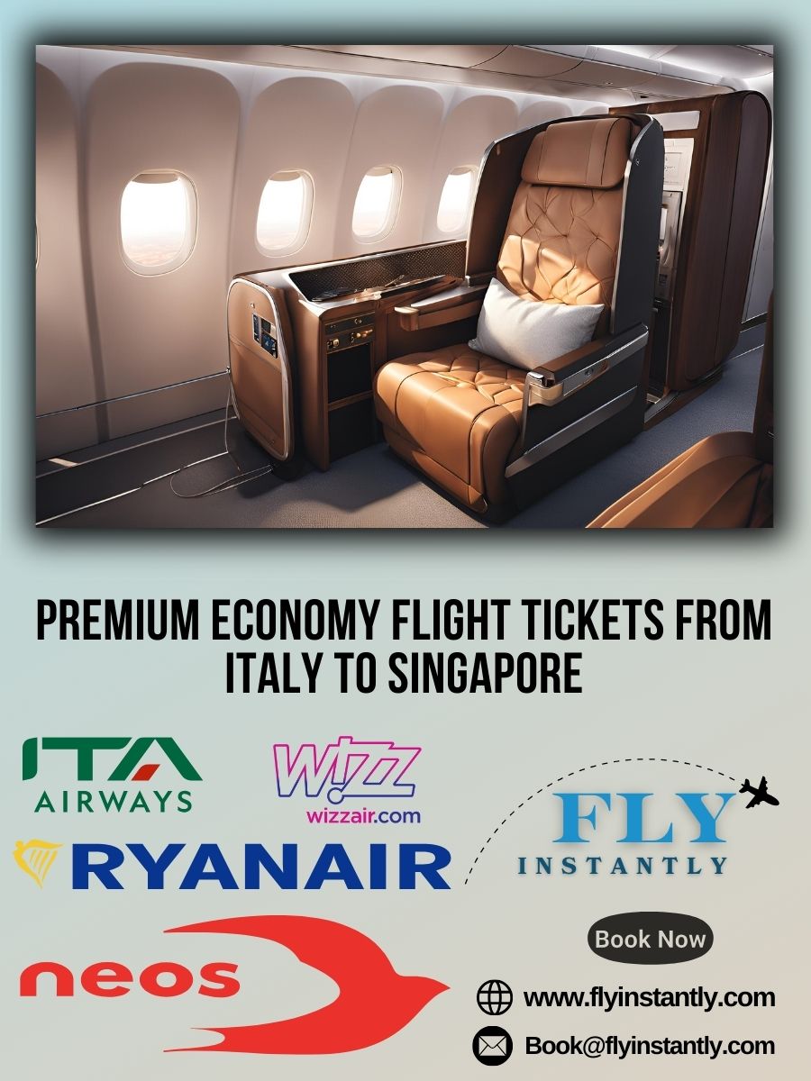 Premium Economy Flight Experiences from Italy to Singapore 