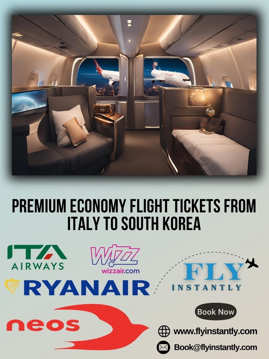 Premium Economy Flight Experiences from Italy to South Korea 