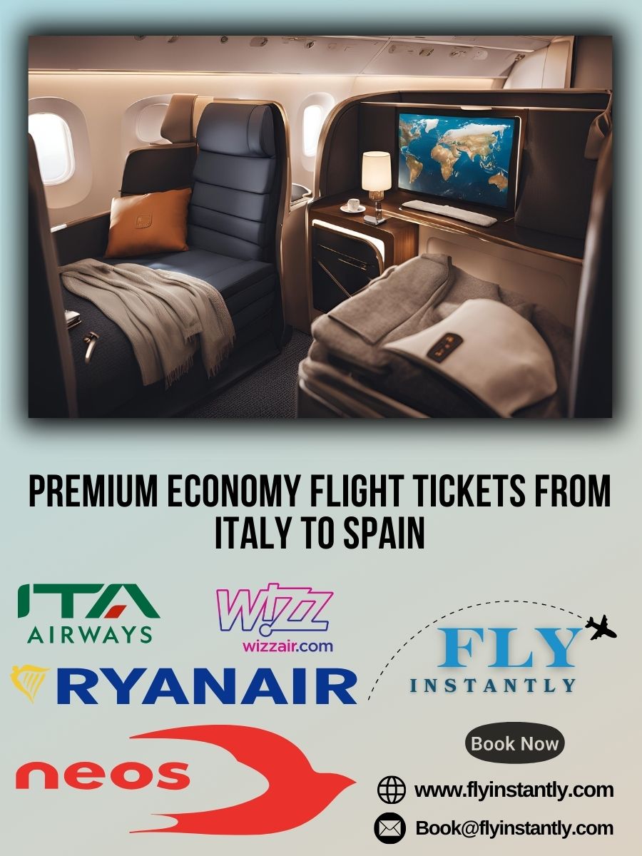 Premium Economy Flight Experiences from Italy to Spain 