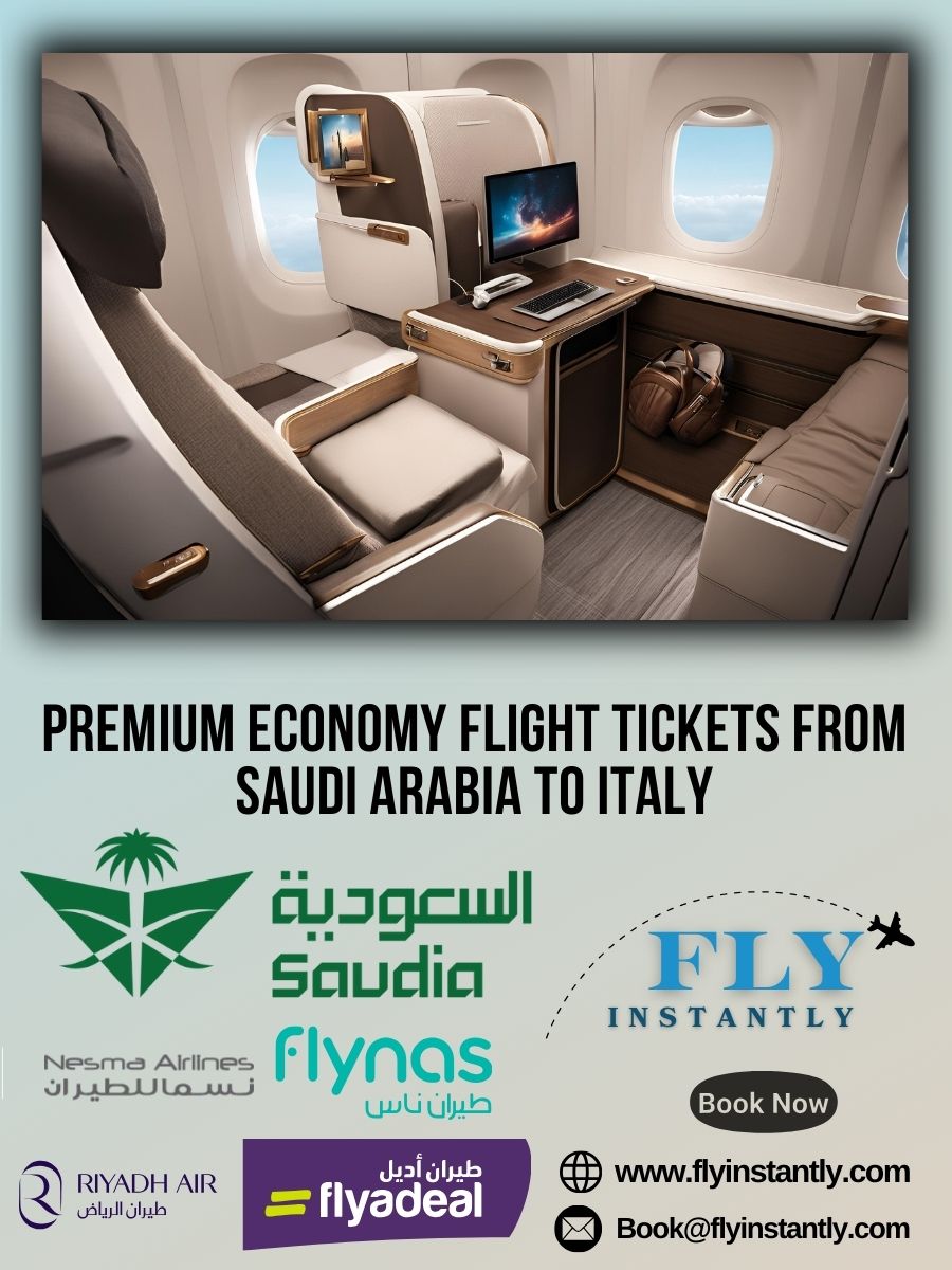 Premium Economy Flight Experiences from Saudi Arabia to Italy 