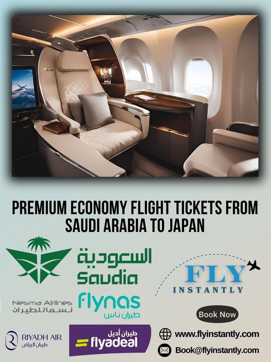 Premium Economy Flight Experiences from Saudi Arabia to Japan 