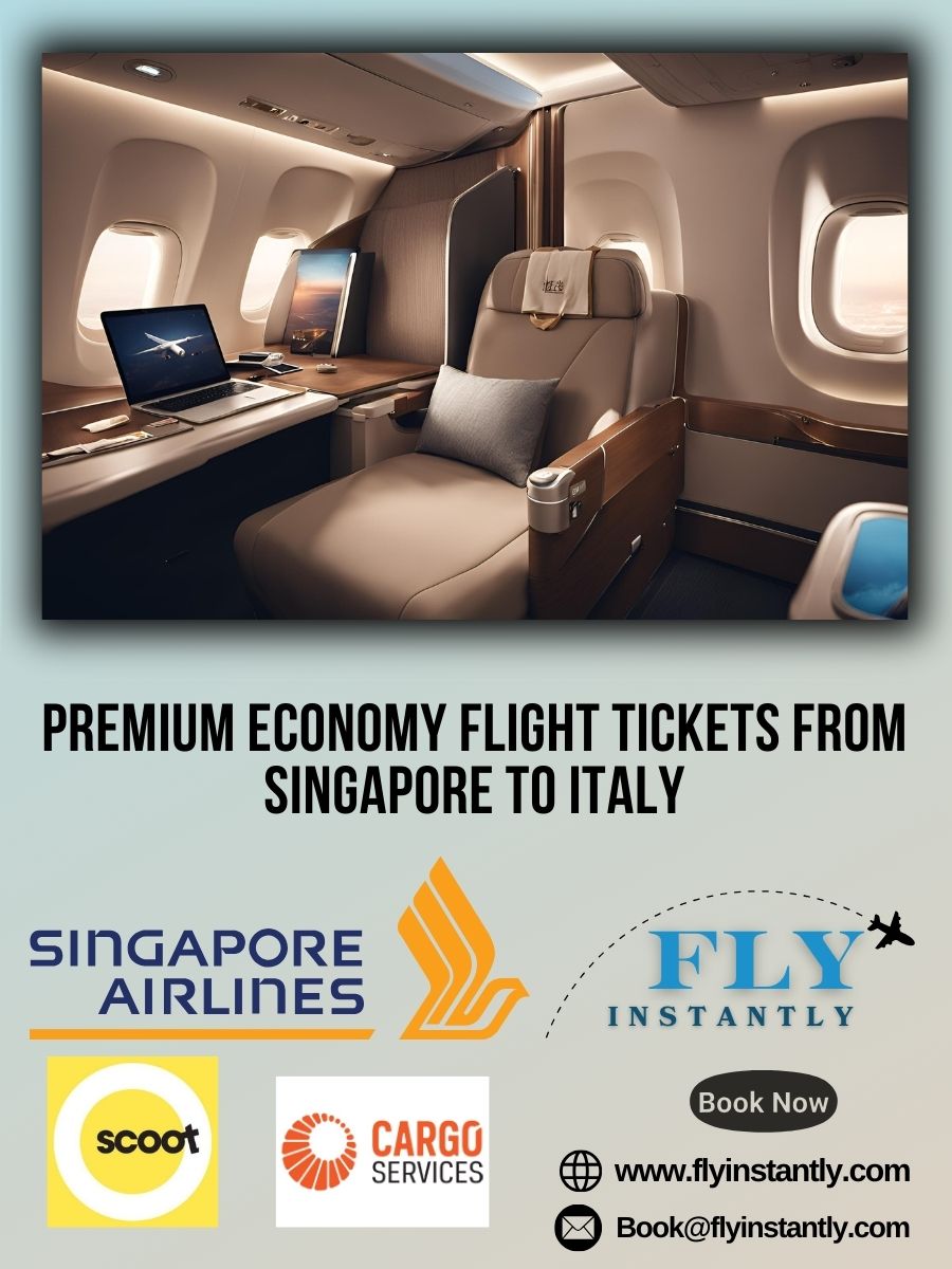 Premium Economy Flight Experiences from Singapore to Italy 