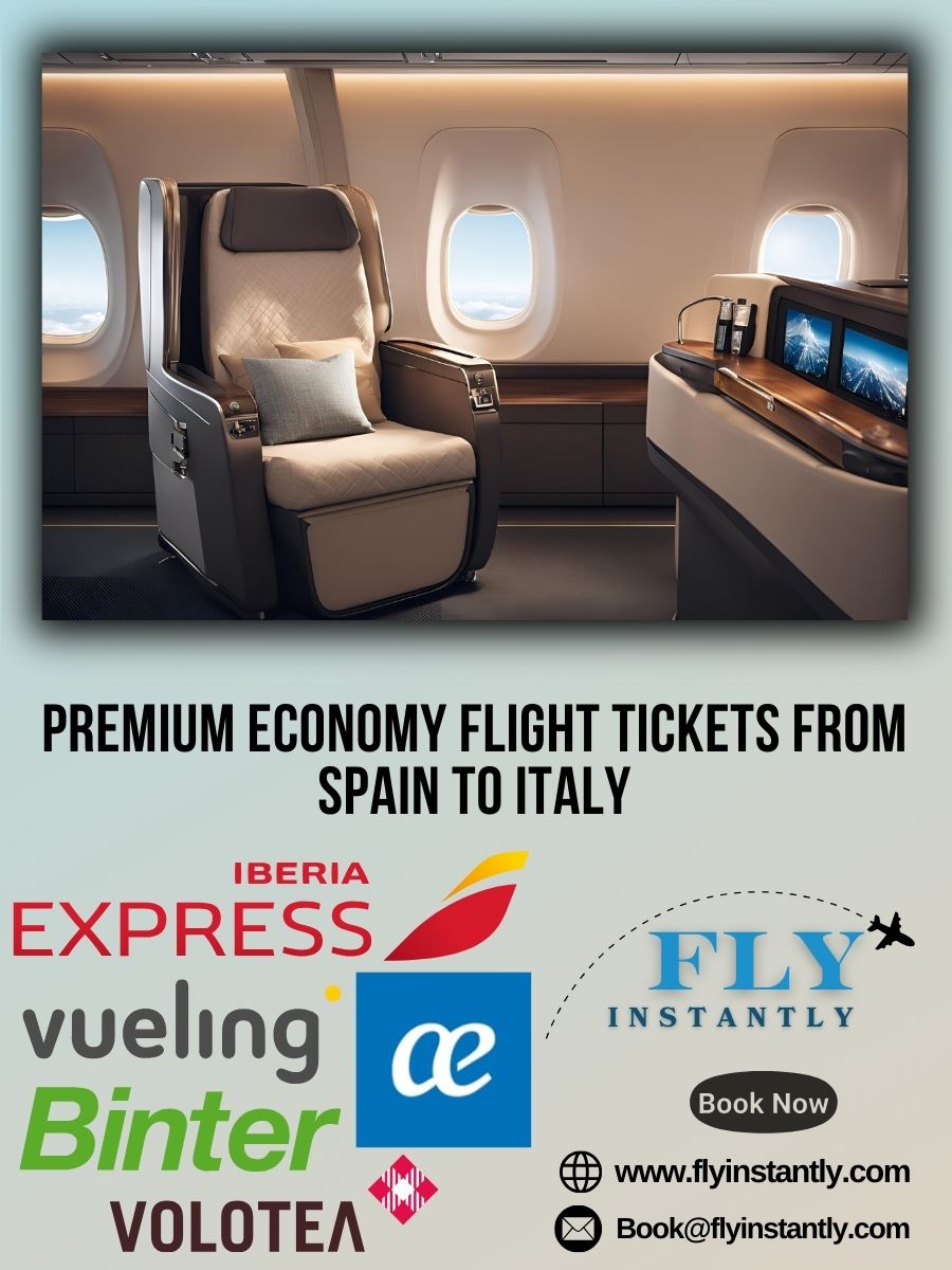 Premium Economy Flight Experiences from Spain to Italy 