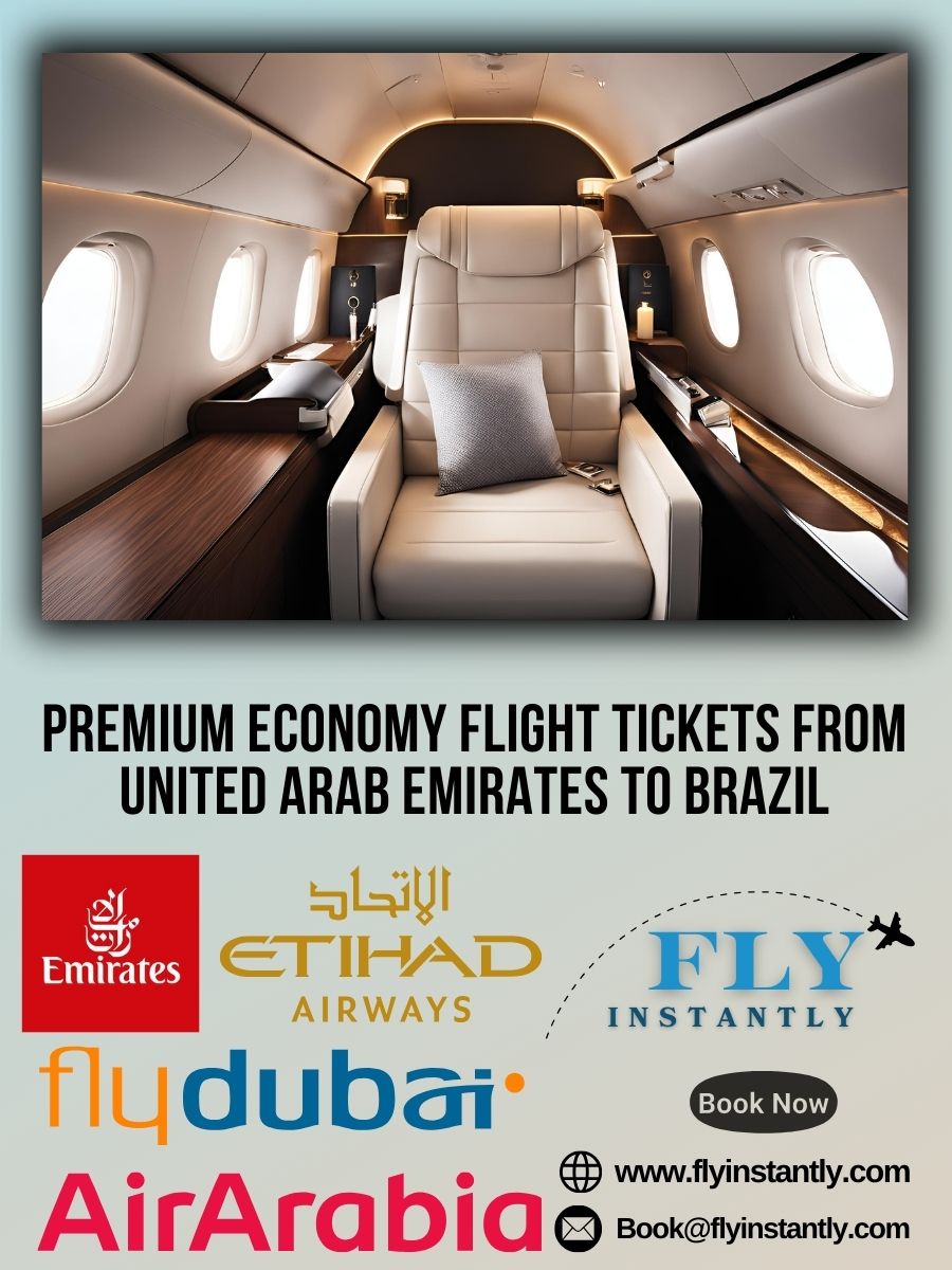 Premium Economy Flight Experiences from United Arab Emirates to Brazil 