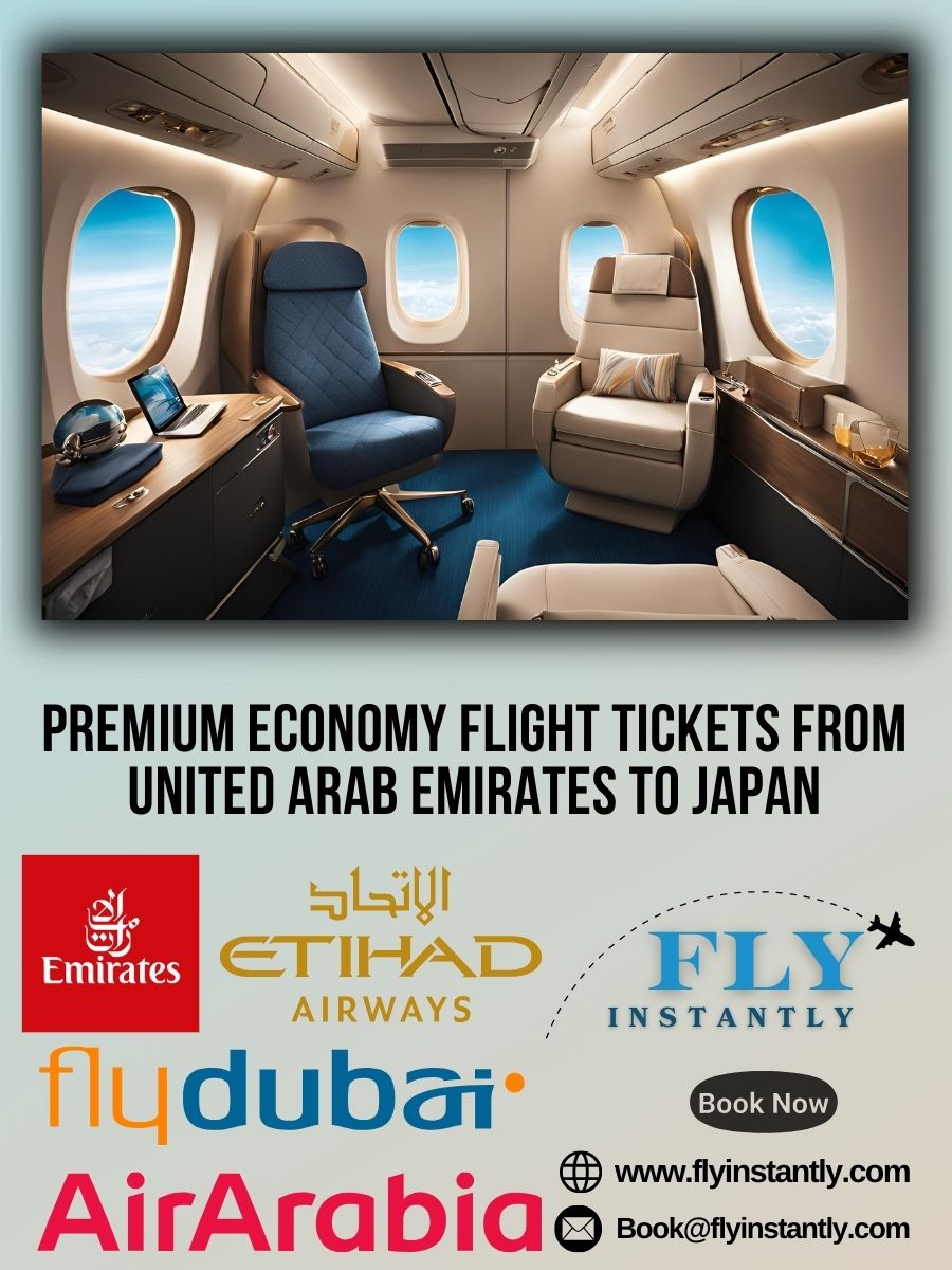Premium Economy Flight Experiences from United Arab Emirates to Japan 