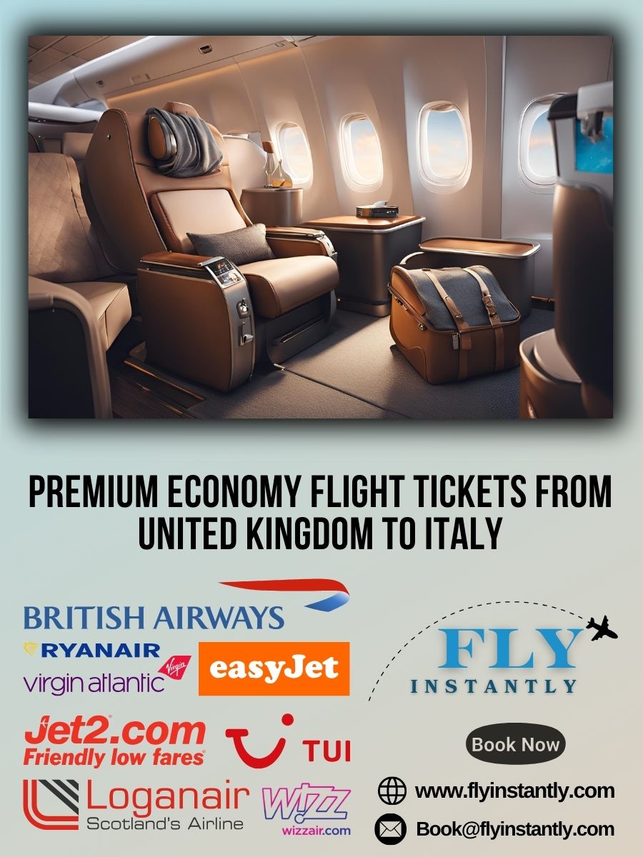 Premium Economy Flight Experiences from United Kingdom to Italy 